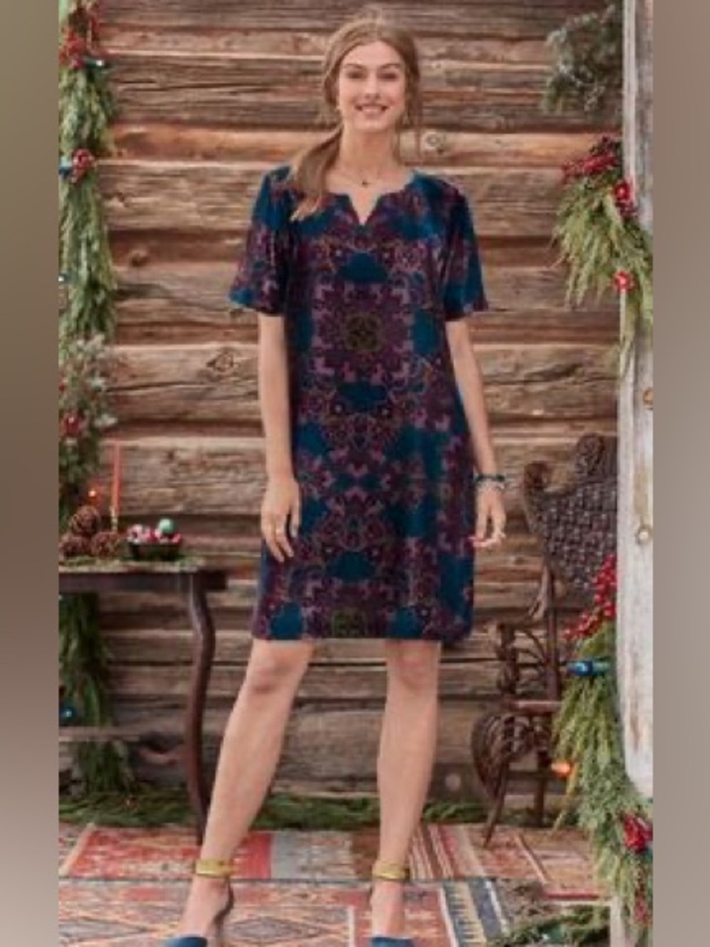 Sundance Nomi velvet dress size medium